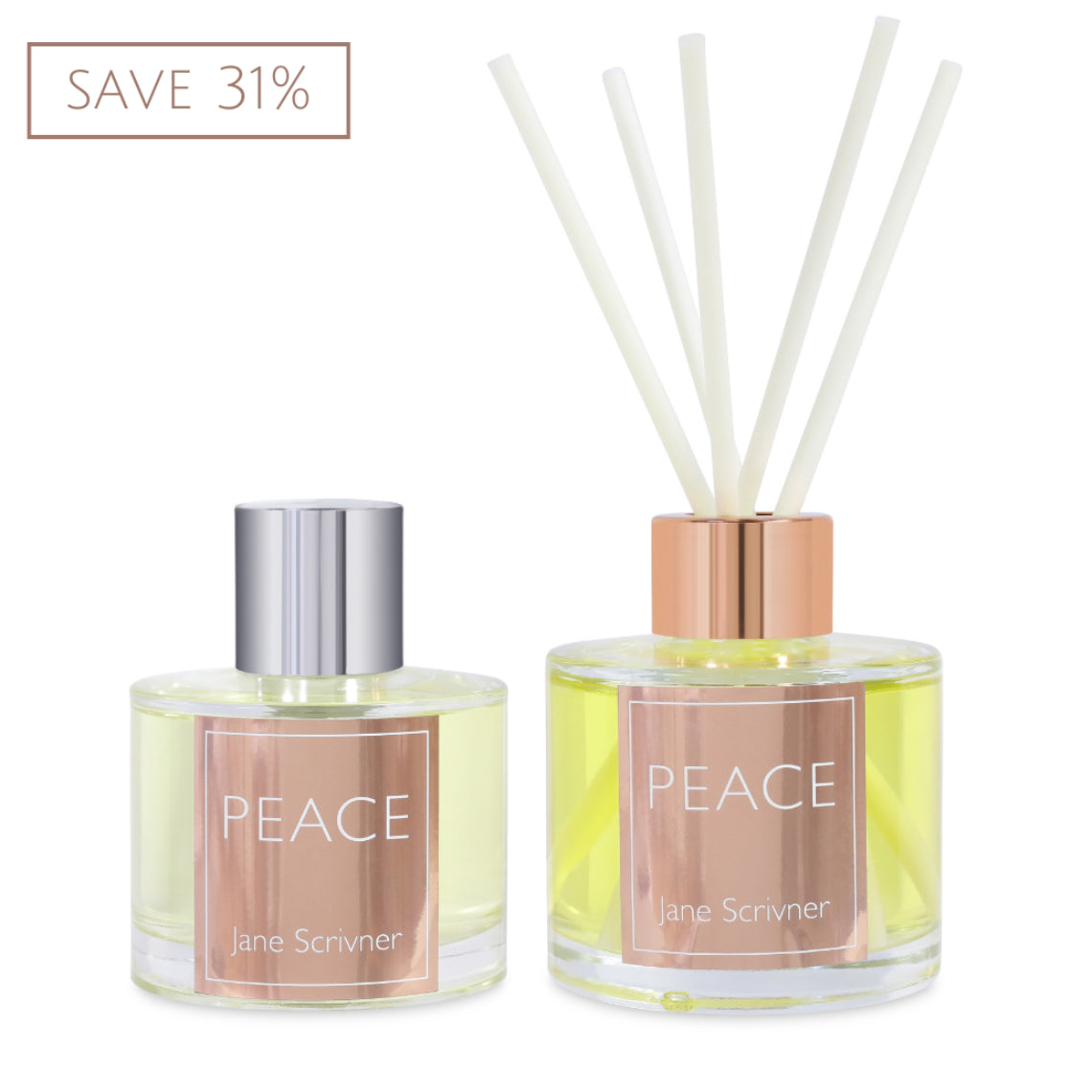 Perfect Peace Reed Diffuser & Room Spray Duo (Worth £64)